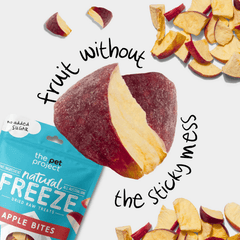 The Pet Project Freeze Dried Raw Dog Treats Apple Bites 50g