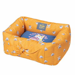 Touchdog Onigiri Series Premium Designer Bento Pet Bed – Yellow
