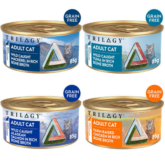 Trilogy Adult Can in Bone Broth Wet Cat Food 85g