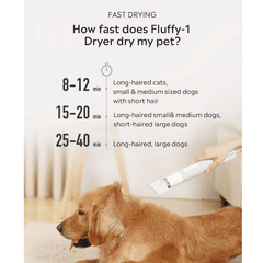 Uah Pet Fluffy-1 Intelligent Temperature Control Pet Hair Dryer