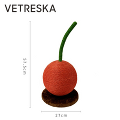 VETRESKA Fruity Cat Scratching Tree – Cherry