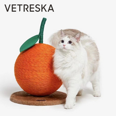 VETRESKA Fruity Cat Scratching Tree – Orange