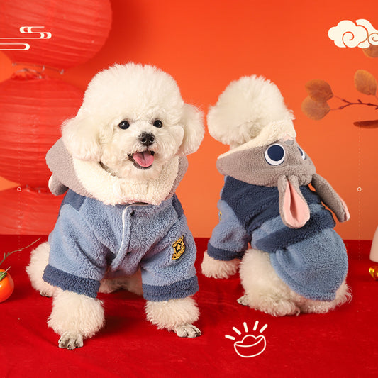 Warm Pet Hoodie for Cats and Dogs