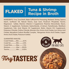 Wellness CORE Tiny Tasters Flaked Tuna & Shrimp Recipe in Broth Wet Cat Food 50g