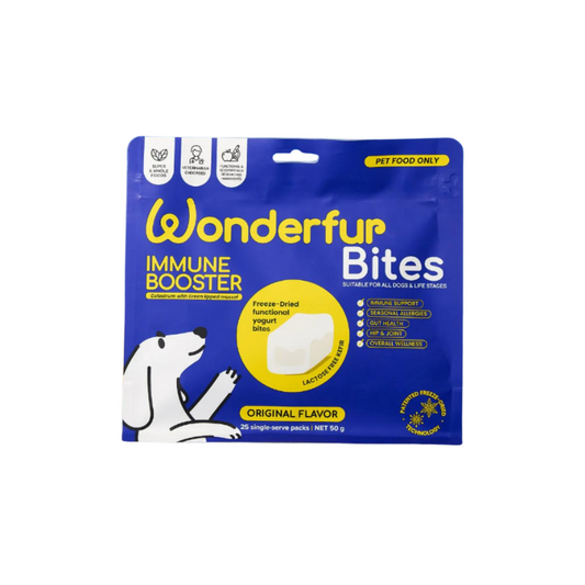 Wonderfur Freeze-Dried Yogurt Bites Immune Booster Dog Treats 50g