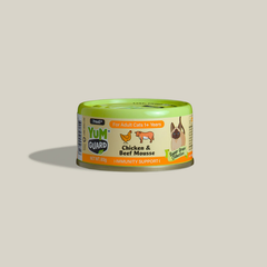 YumGuard Immune Support Chicken & Beef Mousse Adult Cat Can 80g