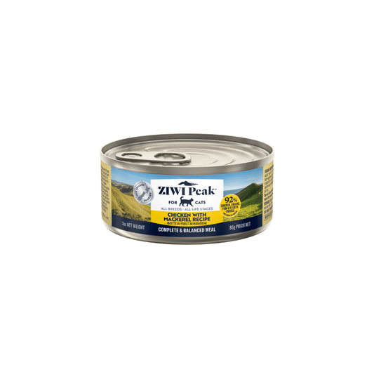 Ziwi Peak Chicken with Mackerel Recipe Wet Cat Food Cans 85g