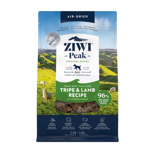 Ziwi Peak Air-Dried Dry Dog Food Tripe And Lamb