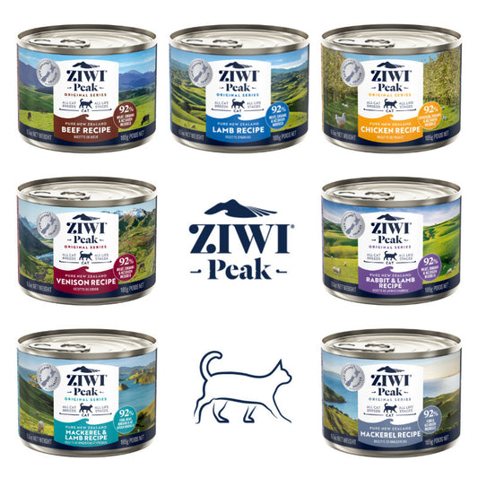 Ziwi Peak Wet Cat Food Cans 185g