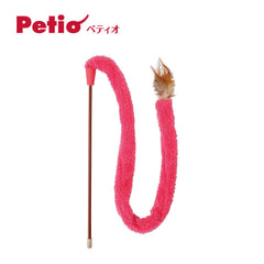 Petio Cat Teaser Wand Fluffy Wriggle Red