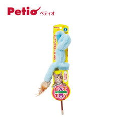 Petio Cat Teaser Wand Fluffy Wriggle Blue