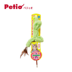 Petio Cat Teaser Wand Fluffy Wriggle Green