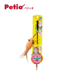 Petio Cat Teaser Wand Kerigurumi Kissy Mouse Orange