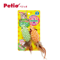 Petio Kerigurumi Kissy Mouse With Feather Cat Toy