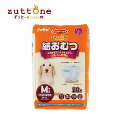 Petio Zuttone Disposable Paper Diaper Nappy M 20pcs