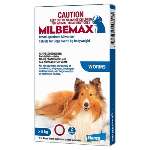 Milbemax All Wormer For Large Dogs 2 Tablets