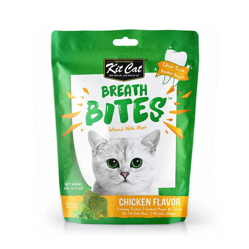 Kit Cat Breath Bite Cat Treats Chicken 60g