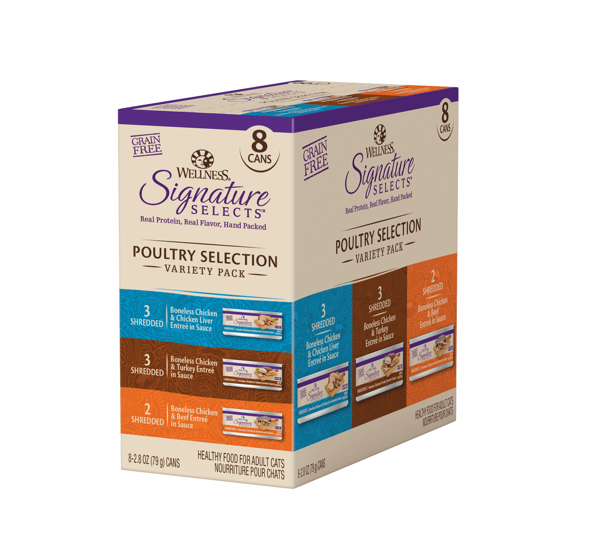 Wellness CORE Signature Selects Wet Cat Food Poultry Selection Variety Pack