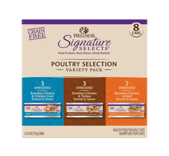 Wellness CORE Signature Selects Wet Cat Food Poultry Selection Variety Pack