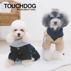 Touchdog Vogue Fashion Dog Suit Jacket Blue