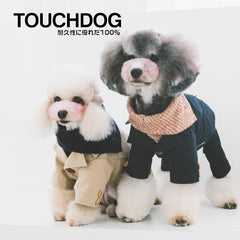 Touchdog Vogue Fashion Dog Suit Jacket Blue