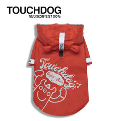 Touchdog Monster Fashion Waterproof Dog Raincoat Red