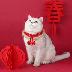 ZEZE Pet New Year Collar