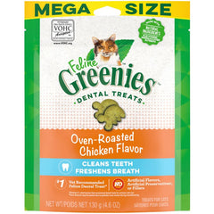 Greenies Cat Treats Dental Oven Roasted Chicken Flavour