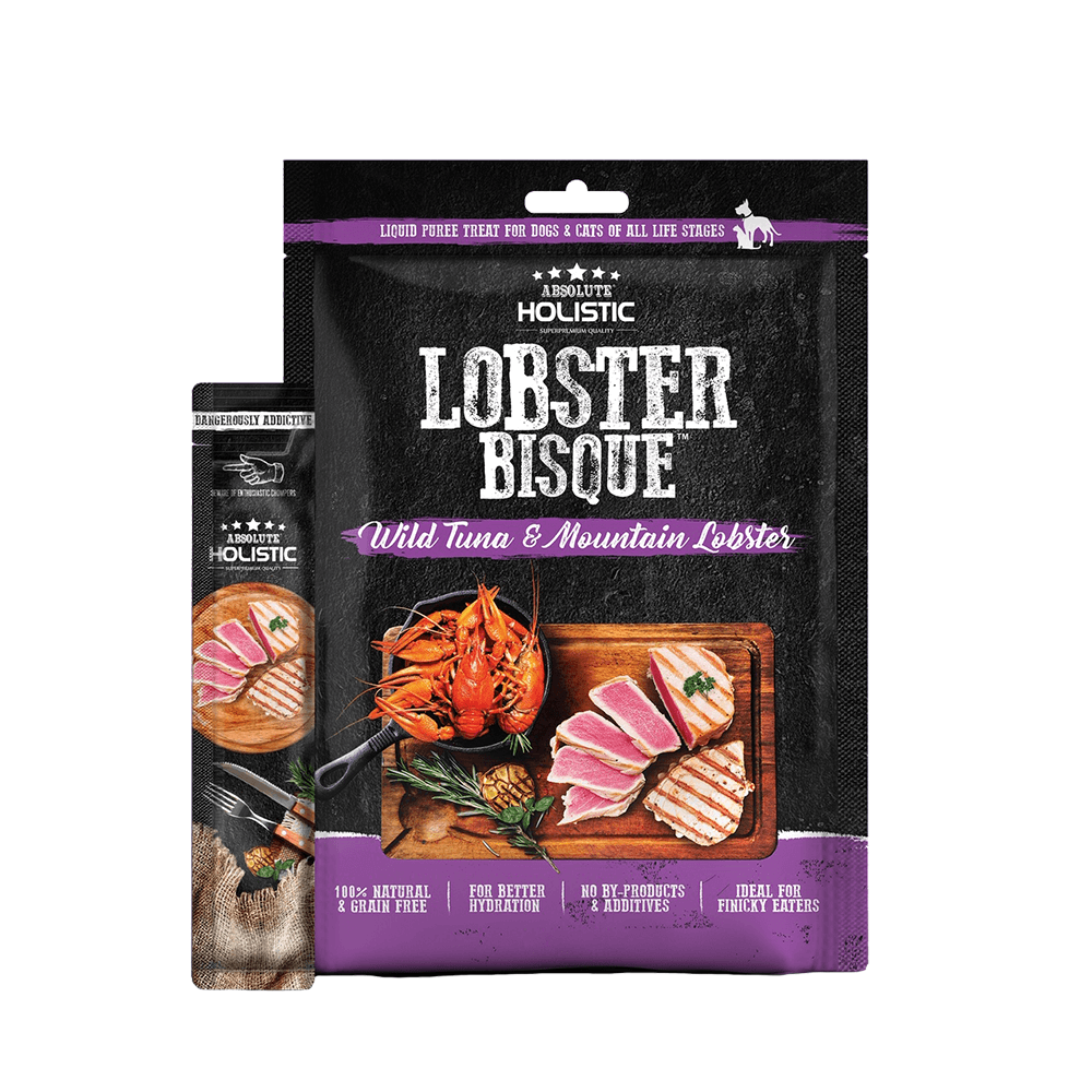 Absolute Holistic Bisque Liquid Treats for Cats and Dogs Tuna & Lobster 60g