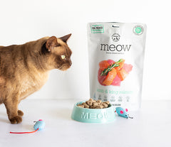 THE NEW ZEALAND NATURAL Meow Lamb and King Salmon Freeze Dried Cat Food