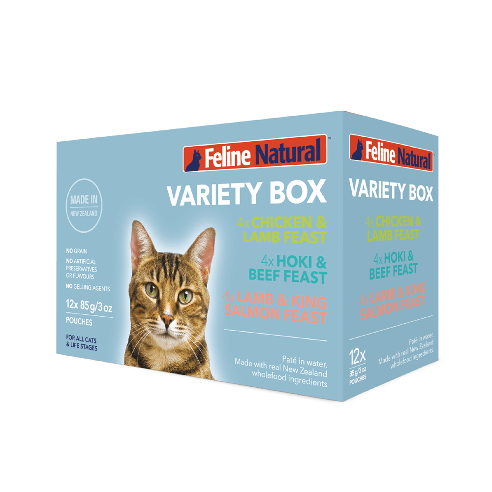 Feline Natural Variety Pack Grain Free Cat Food Pouches