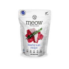 THE NEW ZEALAND NATURAL Meow Beef and Hoki Freeze Dried Cat Food