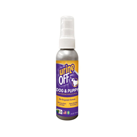 URINE OFF Dog & Puppy Odour & Stain Remover Travel Size 118ml
